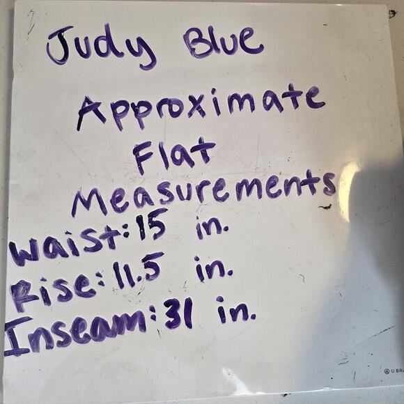 Judy Blue Burgundy High Rise Front Seam Straight Leg Stretchy Jeans Size 31 - Picture 10 of 10